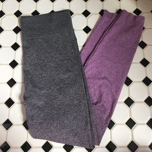 Aerie Stretchy Leggings. Purple hombre