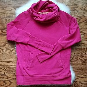 Zella cowl neck hoodie, magenta hoodie