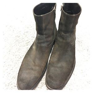 To Boot New York Hawthorne Brown Suede Zip Size 13