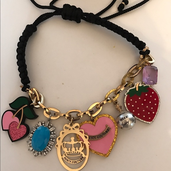 Juicy Couture Jewelry - Juicy Couture chunky charm necklace 🍒💖💎