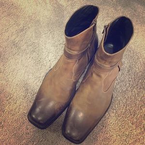 Gordon Rush McQueen Size 13 Ankle Zip Boots