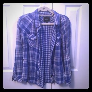 Rails Linen Plaid shirt