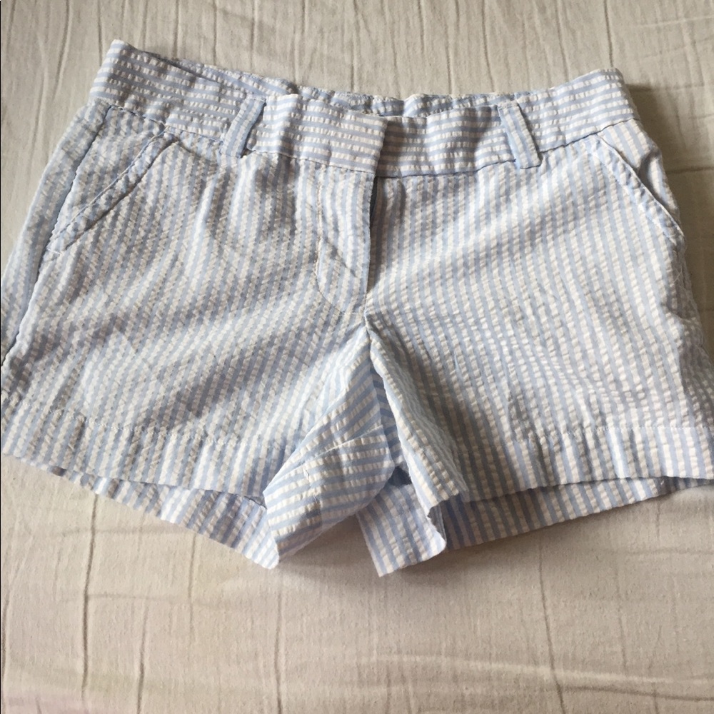 Girls Vineyard Vines "Seersucker" WHITE/BLUE