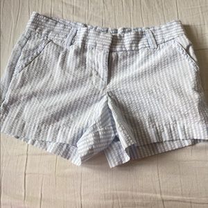 Girls Vineyard Vines "Seersucker" WHITE/BLUE