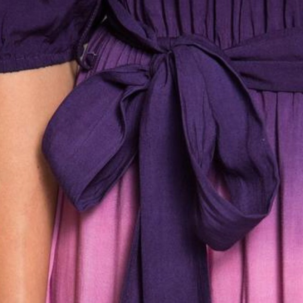 Purple Ombre Maxi Dress - Picture 3 of 4