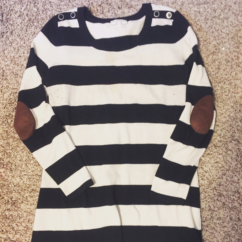 Black & White Sweater Tunic