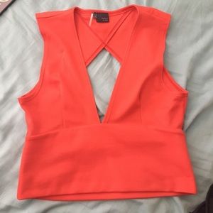 UO sparkle and fade crop top