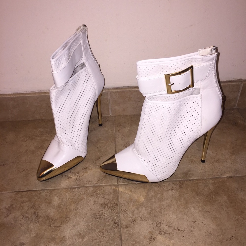 White booties
