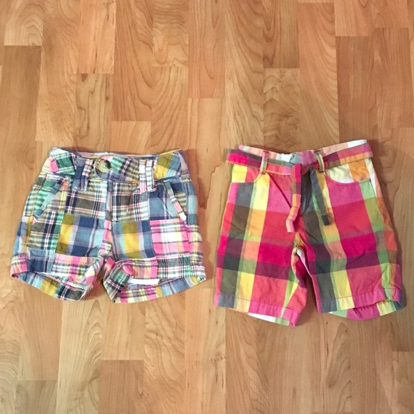 Girls shorts (2 pair) size 4 - Picture 1 of 3