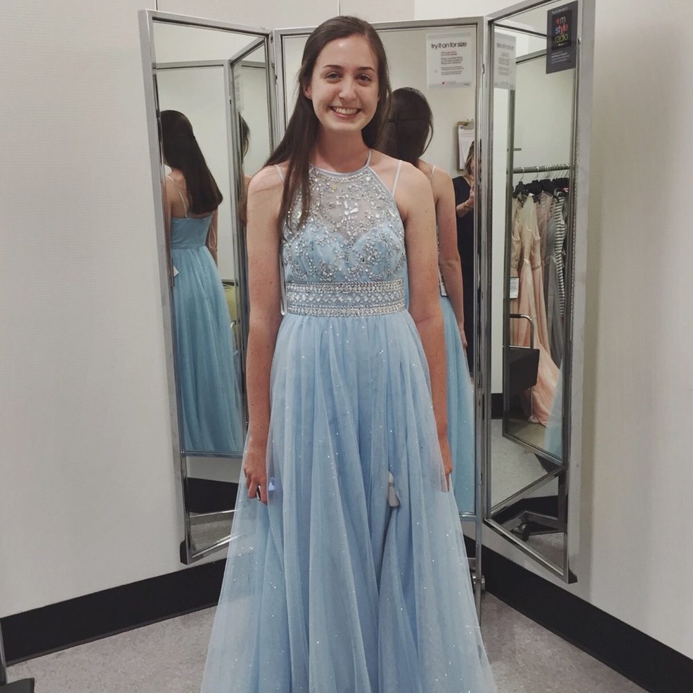 Light Blue Prom Dress