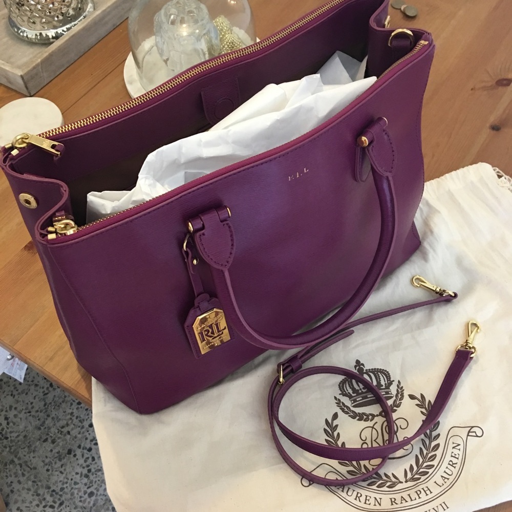 Lauren Ralph Lauren Newbury Double Zip Satchel