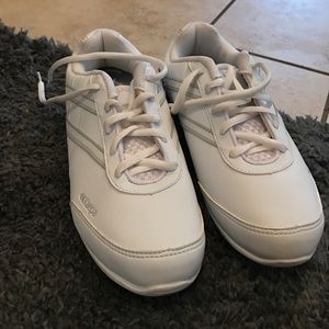 never worn cheerleading shoes!!!