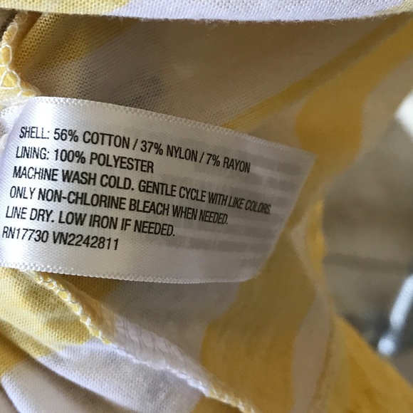 Yellow lace mini dress - Picture 4 of 4