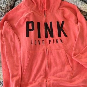 VS PINK hoodie zip up