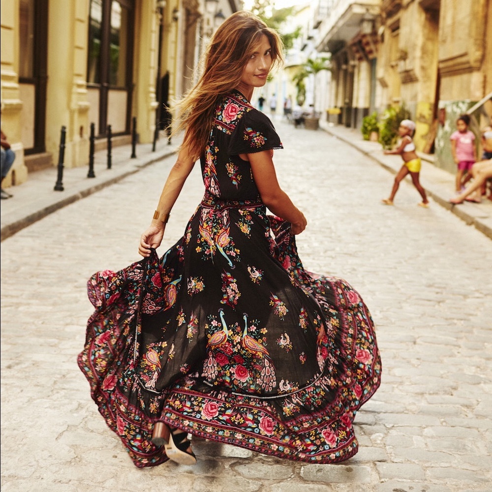LAST 2! Boho Asymmetrical Dress - Picture 3 of 8