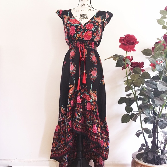 LAST 2! Boho Asymmetrical Dress - Picture 6 of 8