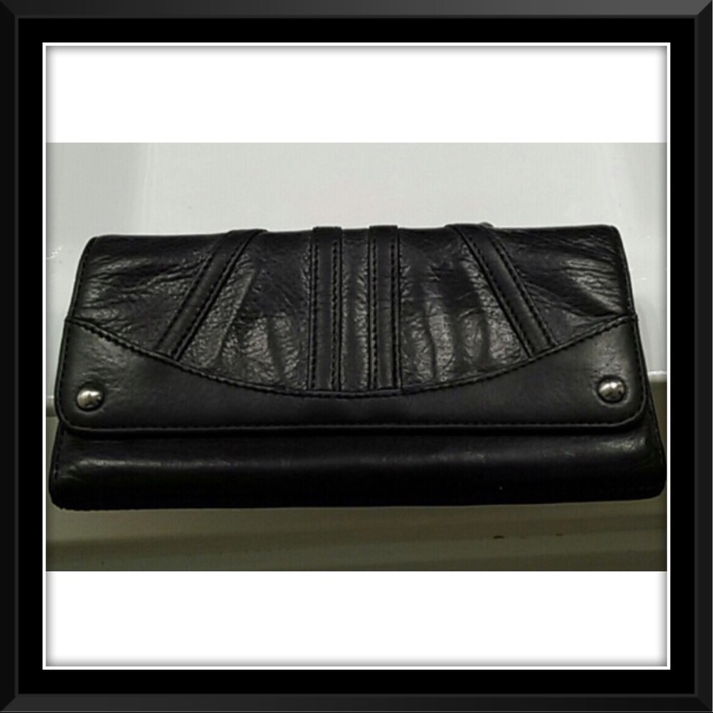 Black B. Makowski leather wallet