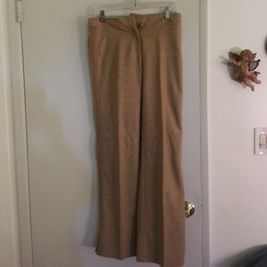 BCBG gold metallic pants ,