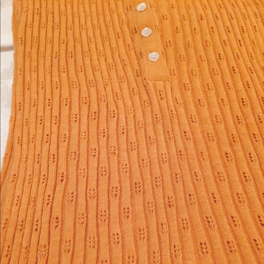 Anthropologie Tangerine sleeeveless Top