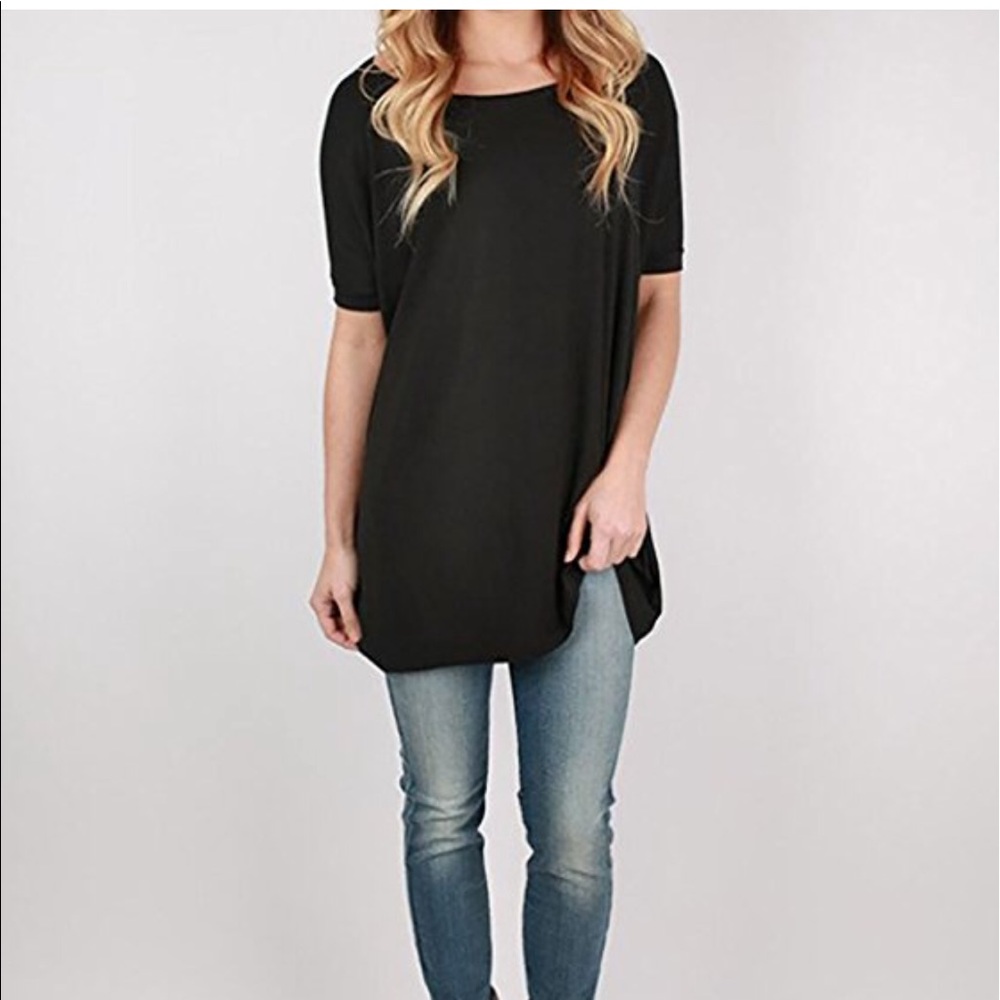 Black Piko Shirt Short Sleeve