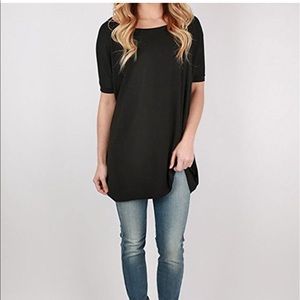 Black Piko Shirt Short Sleeve