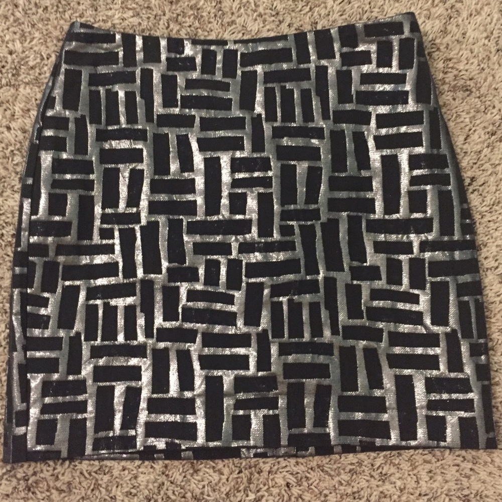 Metallic skirt