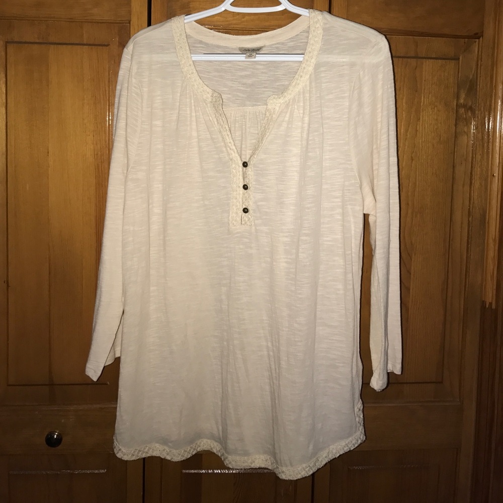 LuckyBrand Plain Blouse