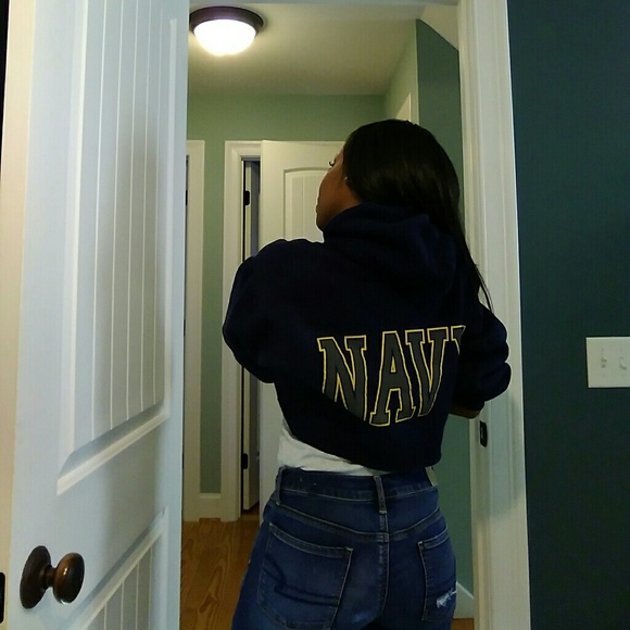 Custom Hooded Crop Top - Picture 4 of 5