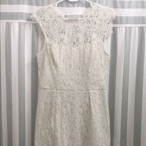 Shoshanna White Lace Dress