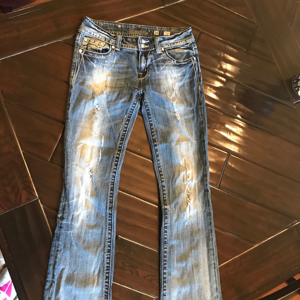 Miss Me distressed boot jeans