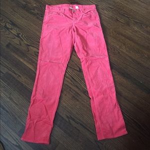 J. Crew Coral Corduroy Pant