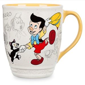 NEW Disney Pinocchio and Figaro Mug