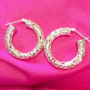Fancy Sterling silver earrings