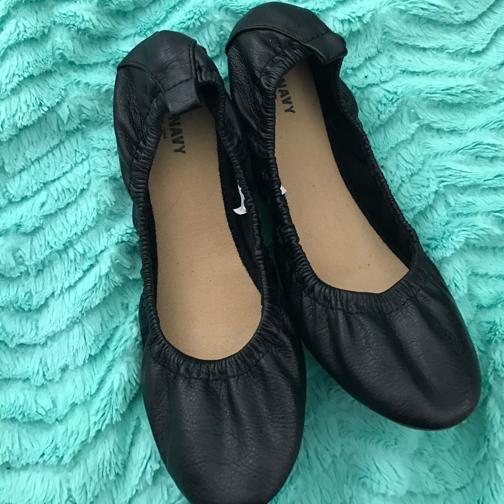 Black Ballerina flats size 8
