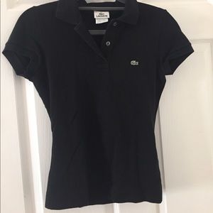 Black Lacoste Polo