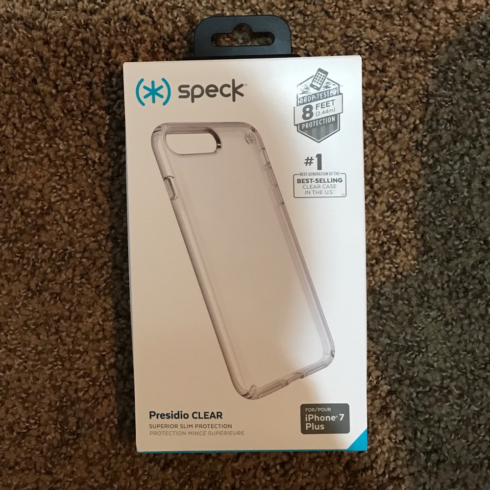 iPhone 7 plus speck presidio clear case