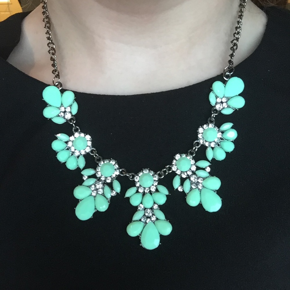 Aqua Statement Necklace