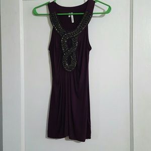 Tank eggplant purple