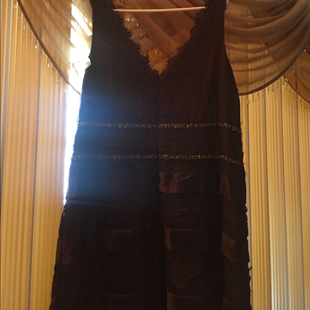 Js Collection Brown Evening Gown - image 5