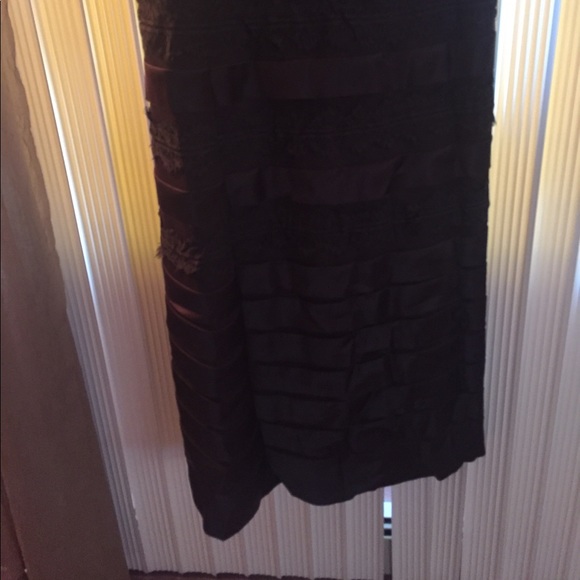 JS Collection Brown Evening Gown - Picture 3 of 6