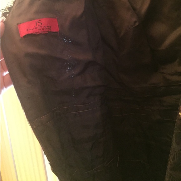 JS Collection Brown Evening Gown - Picture 6 of 6