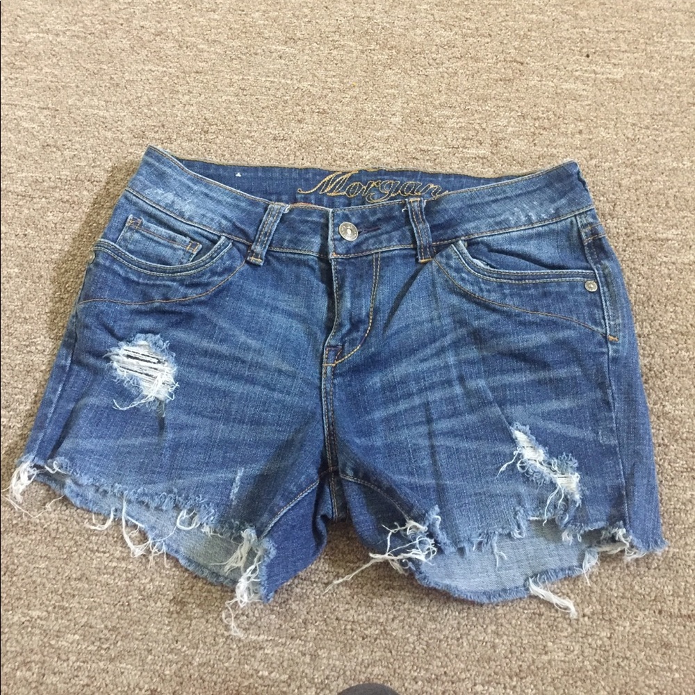 Denim shorts