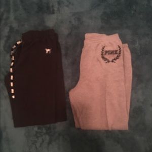 Victoria secret pink sweat pants bundle
