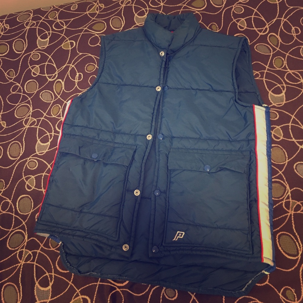 Vintage retro throwback Polaris vest Medium