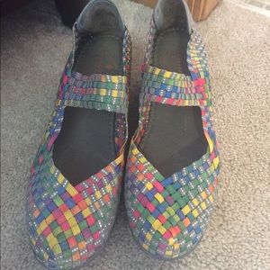 Mary Jane Elastic Shoes