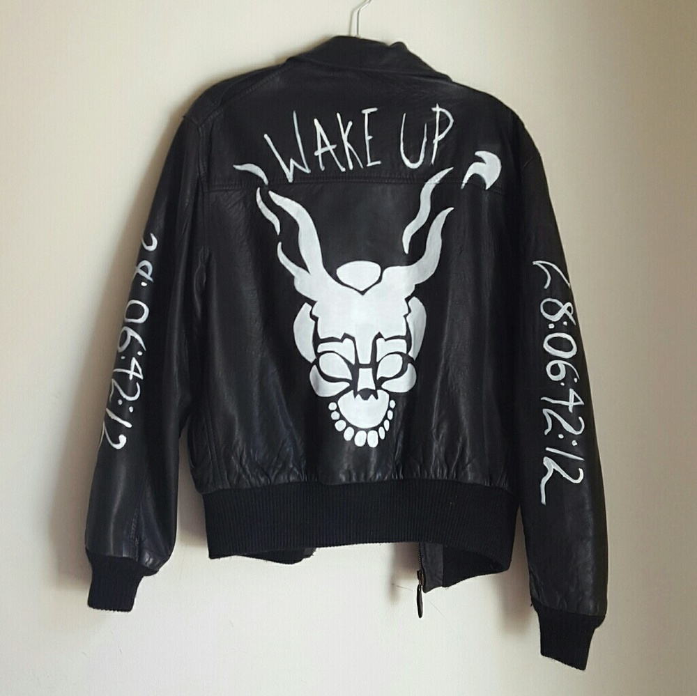 SOLD** Vtg 80s Donnie Darko custom made jacket - Picture 5 of 8