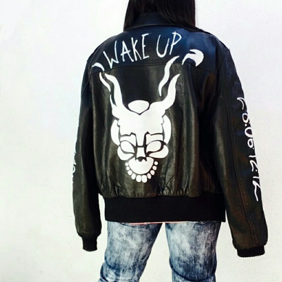 SOLD** Vtg 80s Donnie Darko custom made jacket - Picture 4 of 8