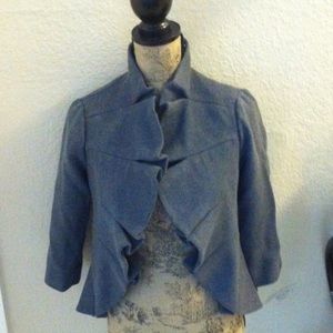 ANTROPOLOGIE GREY JACKET.
