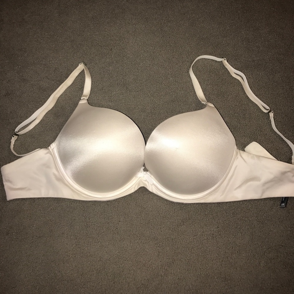 AERIE Drew Push-Up Bra WHITE