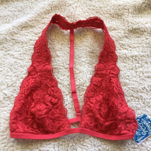 Free People Other - NWT: Free People Lace Halter Bralette, S